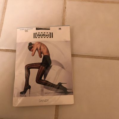 Wolford Shape & Control DANDY TIGHTS . Size Meduim Color Black New