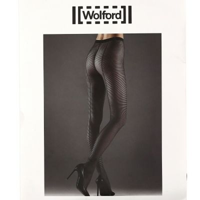 Wolford Black Louie Tights L32517 Size S