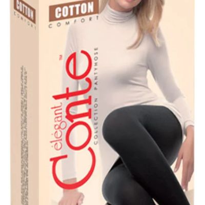 Conte Cotton 150 Den - Cotton Warm Opaque Women's Tights (7?-72??)