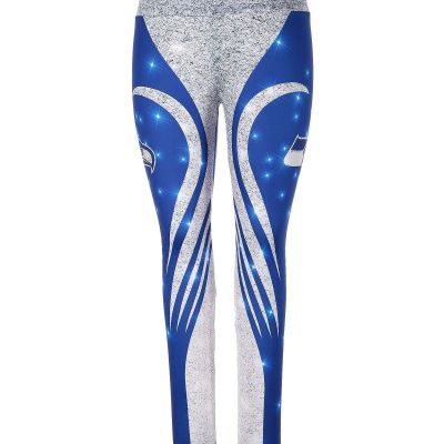 Unbranded Women Blue Leggings 3X Plus