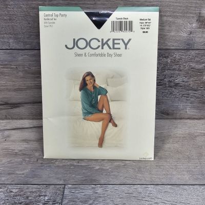 Vintage 1996 Jockey For Her Control Top Pantyhose Med-Tall – Tuxedo Black