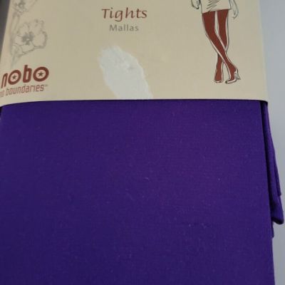 Womens NoBo No Boundries Brand 2 pk Tights  Purple/Pewter One Size