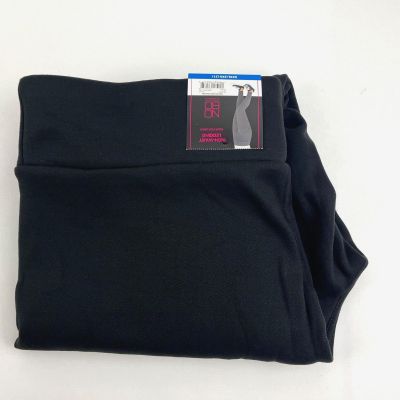 No Boundaries High Waist Leggings Faux Fur Lined Juniors Women Black