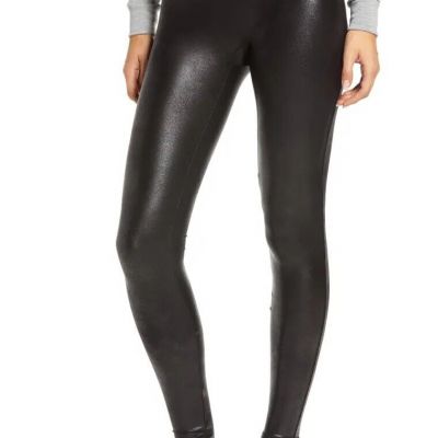 NEW Spanx Faux Leather Leggings - 2437 - Black - Small