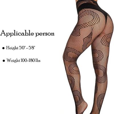 Fishnet Tights Women Sexy Tights, Fishnet Stockings Patterned Tights, Thigh-High