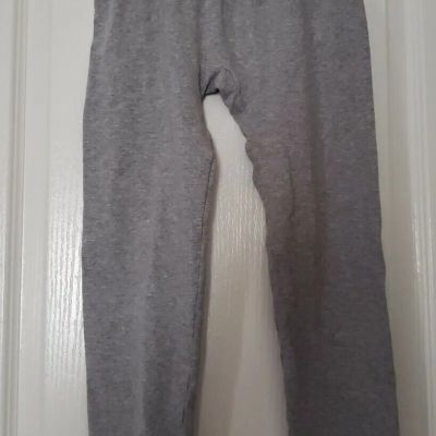 Gray Maternity Cotton Cropped Leggings Size S