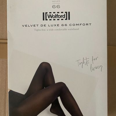 Wolford Velvet De Luxe 66 Comfort Tights (Brand New)