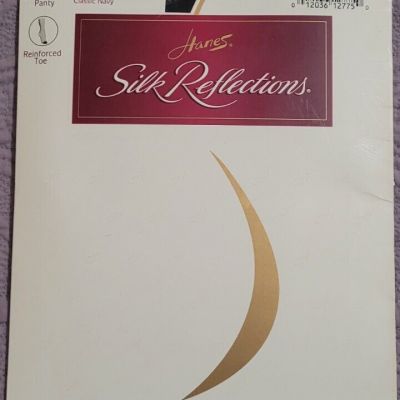 Hanes Silken Reflections Classic Navy Size AB 4'11