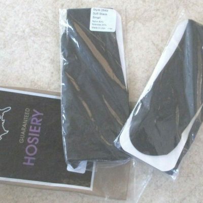Nationals Stockings Therapeutic Knee Highs 2 Pair Soft Black size Small NIP