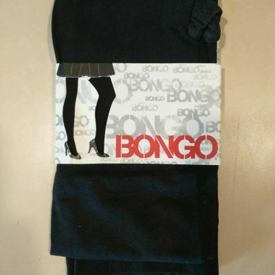 Womens Bongo Black Fashion Tights Medium NEW!