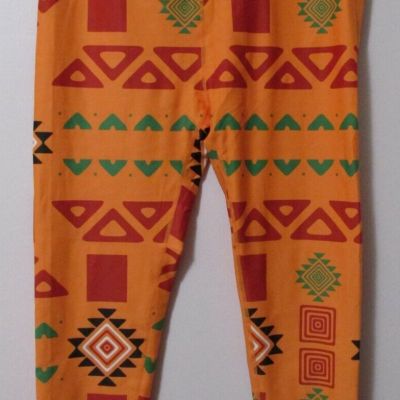 Women's Tribal Treasures High Rise Workout/Yoga/Casual Leggings Size X-Large