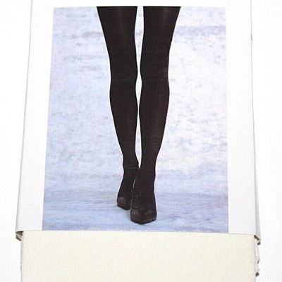 Attention White Opaque Control Top Tights   1 Pair - Plus Size 1X/2X