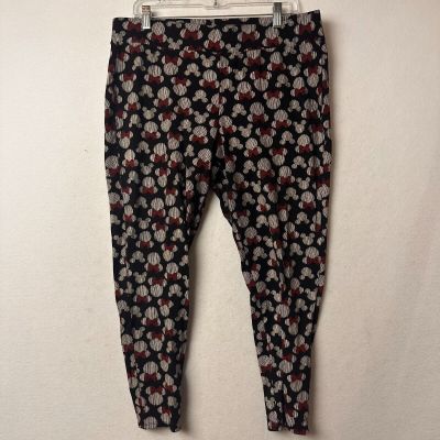 Torrid leggings sz 2X Disney Black Minnie Mickey Mouse Full Length pants workout