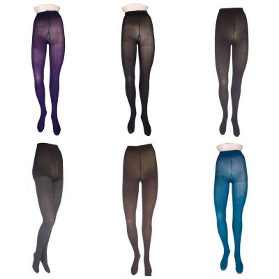 Legacy Control Top Opaque Tights-1 Pair-Blackberry-Size B-A31857-NIP