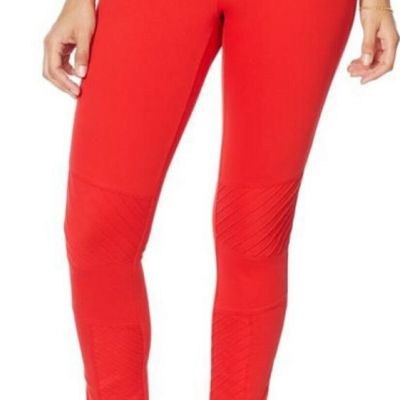 NEW DG2 Diane Gilman Slim Sleek Knit Denim Moto Jegging Fashion Red Small (97)