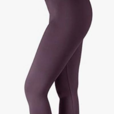 NEW SATINA Women's High Waisted Legging Vintage Violet Plus Size