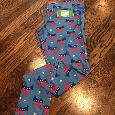 Ladies Leggings Democrat Style From Tipsy Elves Brand New W Tags