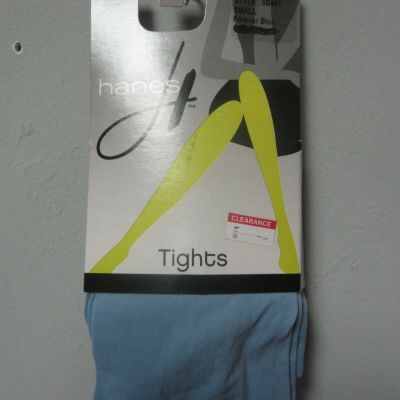 Hanes Seasonless Control Type Tights Forever Blue Size Small