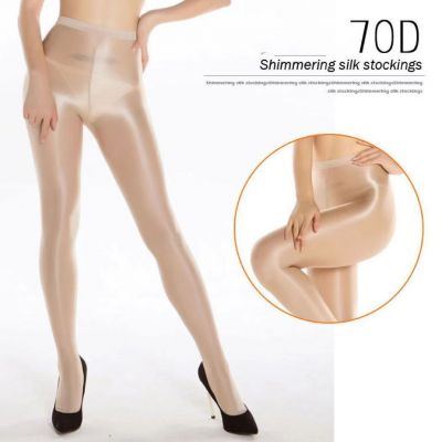 Women's Sexy shimmering silk stockings Shebin socks tights 70D High elasticity