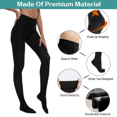 Womens Total Leg Support Pantyhose Medical Compression Stockings Support Tights