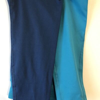ALTHETIC WORKS SIZE XL 14/16 LEGGINGS  WITH POCKETS BLUE NEW WITH TAGS