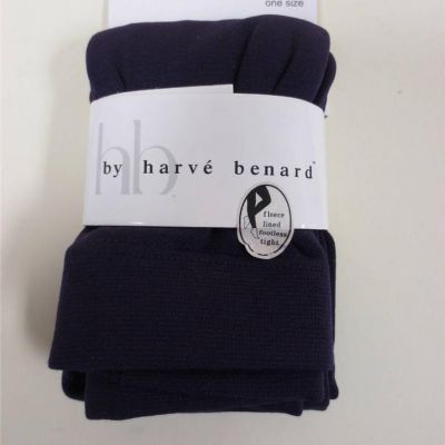 Women's Harve Benard Fleece Lined Footless Tights-color purple-one size