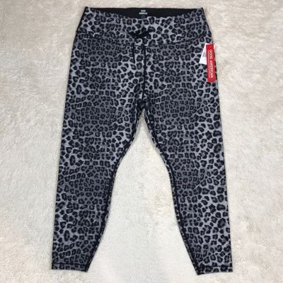 NWT Good American Snow Leopard Print 7/8 Leggings Plus size 3XL