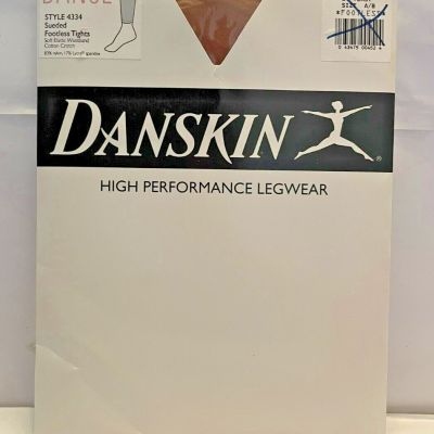 Danskin Footless Sueded Tights Size A/B Style 4334 New In Package Please Read