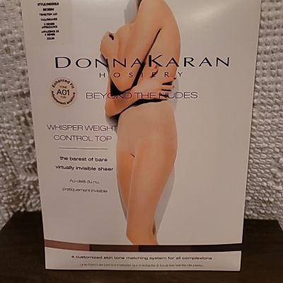 Donna Karan Hosiery, Tall, AO1, DKS004, Whisper Weight Control Top