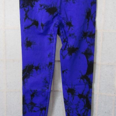 NWT Shein Deep Purple Polyamide/Elastane Yoga Legging Workout Pants Size S