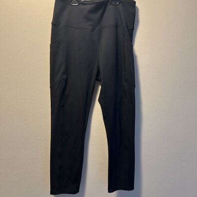 Womens Capri Leggings Soft Stretch Workout Fitness Crop High Waisted Yoga Pants