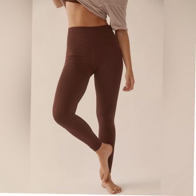 Free People Good Karma Yoga Leggings Seamless Workout Pants Athletic Wear m/l