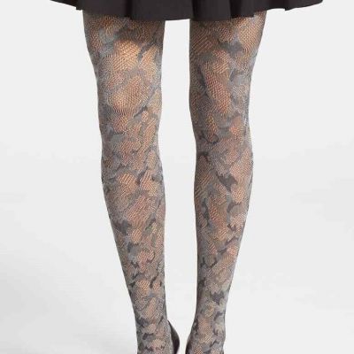 DKNY 0B884 Womens Camo Jacquard Tights All Sizes/Colors MSRP $20