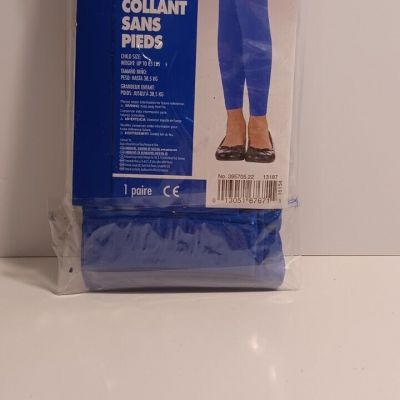 FOOTLESS TIGHTS - Blue Child Size M/L, NEW
