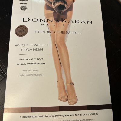 Donna Karan Hosiery, Tall, B04, DKS003, Whisper Weight Thigh High