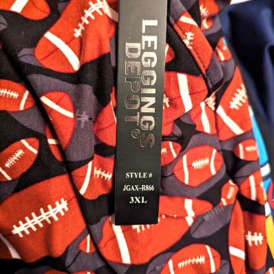 Leggings Depot football leggings new with tags size 3xl