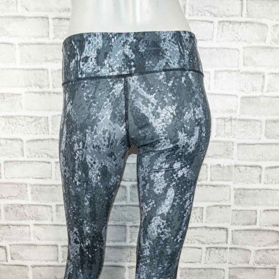 ALO Yoga Airbrush Snake Print Leggings blue gray Women's Size XS