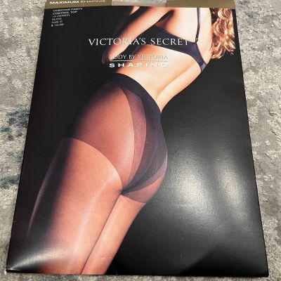 Victoria’s Secret Contour Panty Control Top Pantyhose NUDE Size B