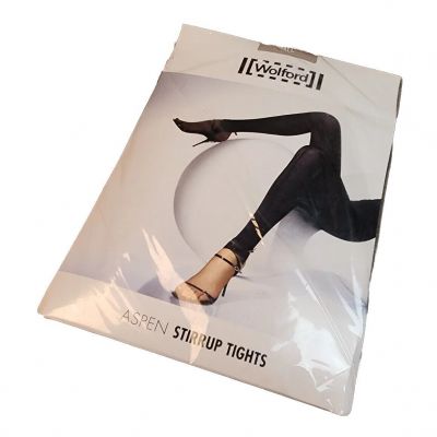 Wolford Aspen Stirrup Tights, Size S, Greige