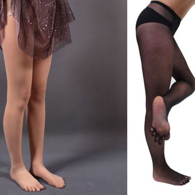 Women Seamless Ultra Sheer 5 Toes Glove Pantyhose Silky Tights Stockings Sexy US