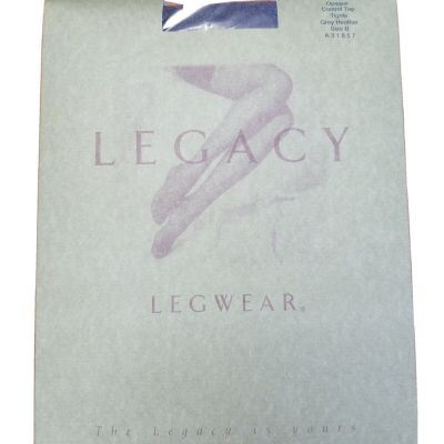 Legacy Control Top Opaque Tights-1 Pair-Blackberry-Size B-A31857-NIP