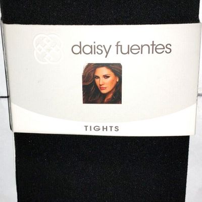 Daisy Fuentes Women's Size L/XL Black Opaque Tights, 1 Pair - 60 Denier