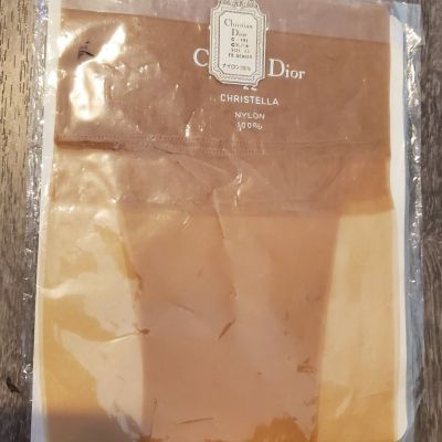Vintage Christian Dior Stockings in Nude Size 22 - Christella