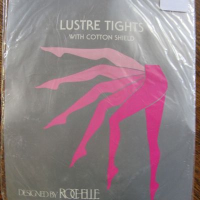 Womens Rochelle Lustre Tights Pantyhose Suntan Nylon Spandex 2992 MdTall NIP USA