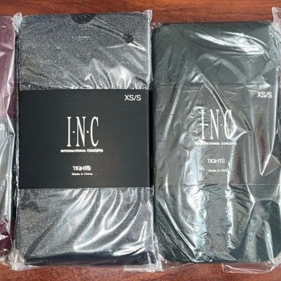 INC International Concepts 4 Pairs of Tights XS/S Free Shipping
