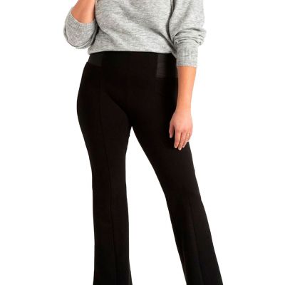 ELOQUII Women's Plus Size Miracle Flawless Flare Leg Pant