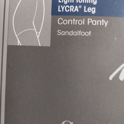 6 Nice Touch Support Therapy Light Toning Leg Control Top Pantyhose Driftwood B