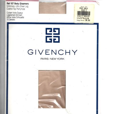 NEW Givenchy Body Gleamers Pantyhose Control Top, Pale Gold, Size C
