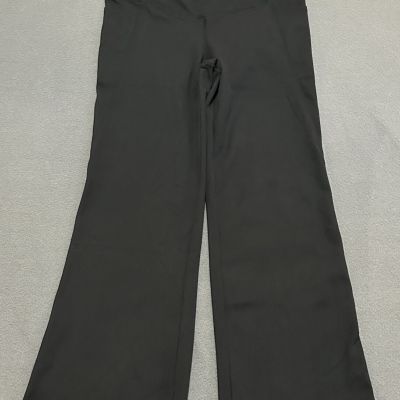 Jockey NWT Cropped Slit Flare Pant Black Women’s Size Small ?