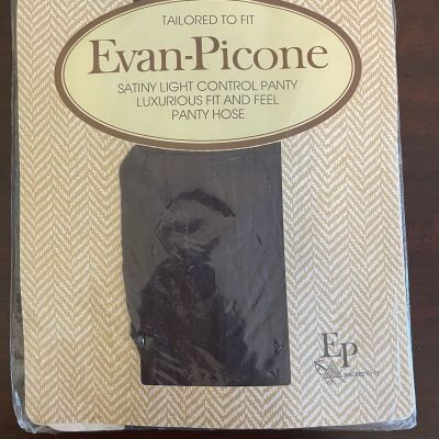 Vintage Evan Picone Satiny Light Control Top Tailored to Fit #454 Grey Flannel M